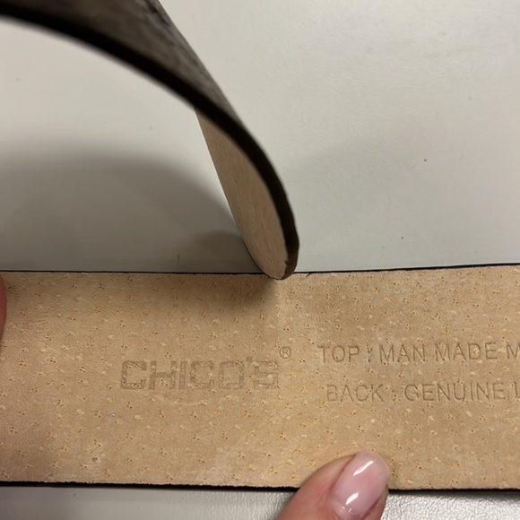 Chico’s leather bling women’s belt size medium - Picture 6 of 11